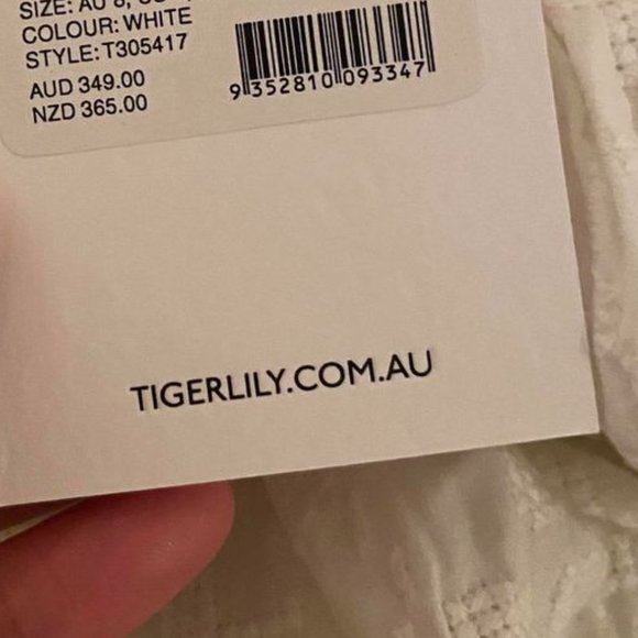 TIGERLILY Namita Maxi Dress - White BNWT R… - Picture 16 of 16